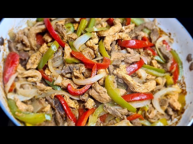 Fajitas de cerdo